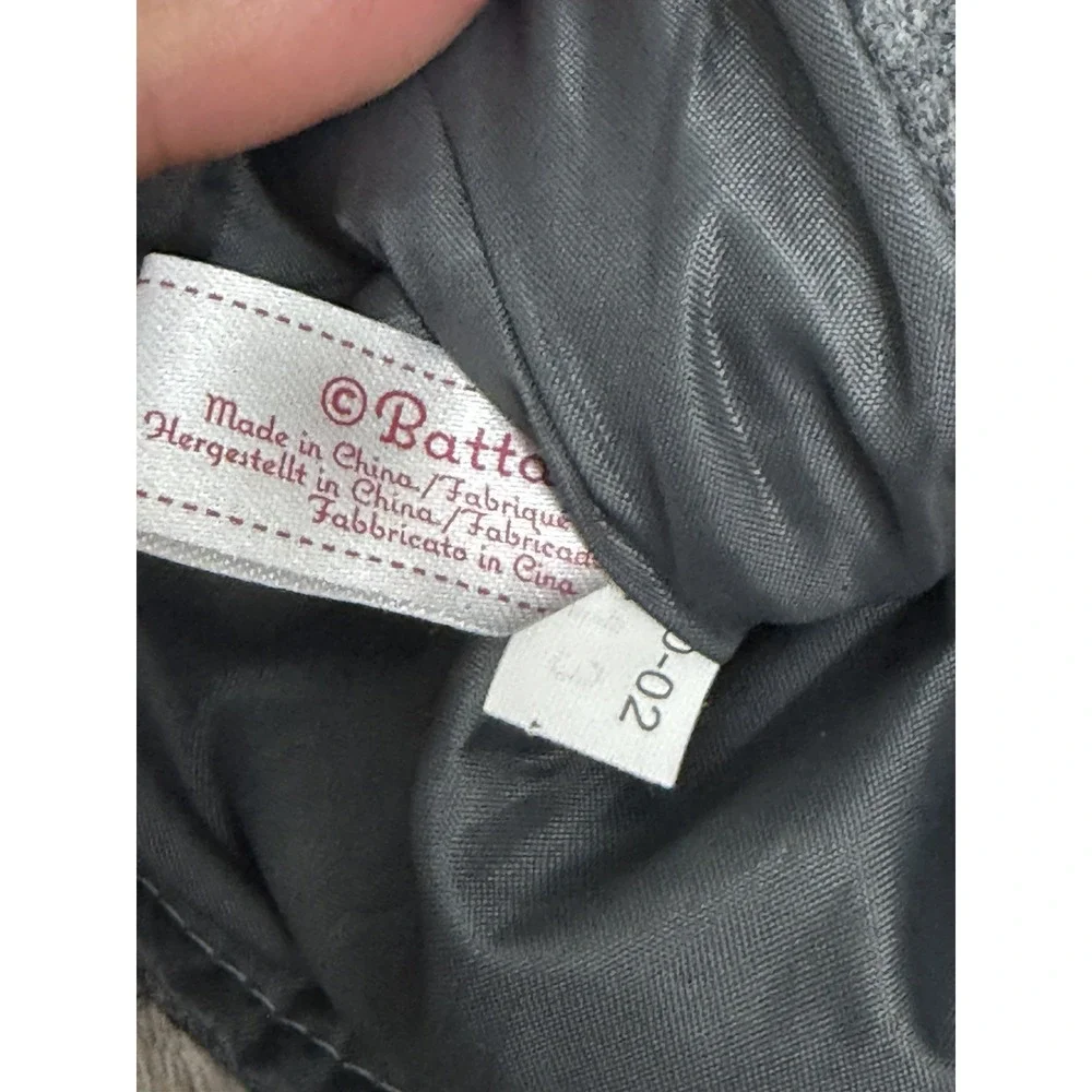 Our Generation OG Doll Gray Winter Coat Wool Peacoat Belt Retired Clothes